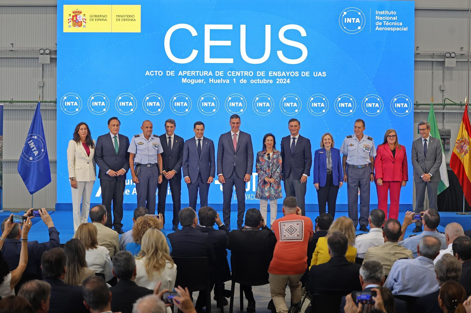 Imágenes de la inauguración del CEUS por Pedro Sánchez en Moguer