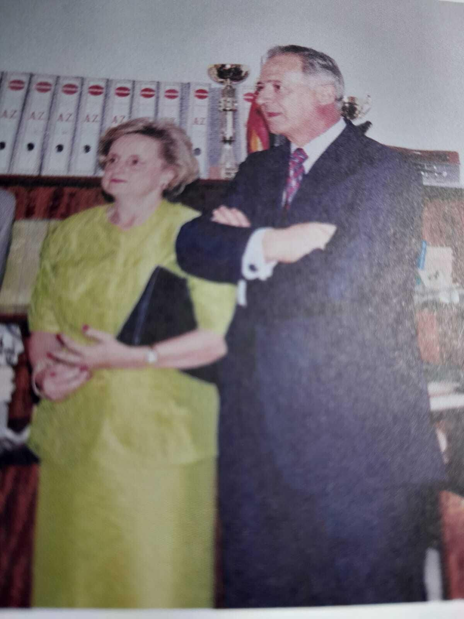 Juan García Martínez y su mujer fueron nombrados hijos adoptivos de Benalúa en 1994.