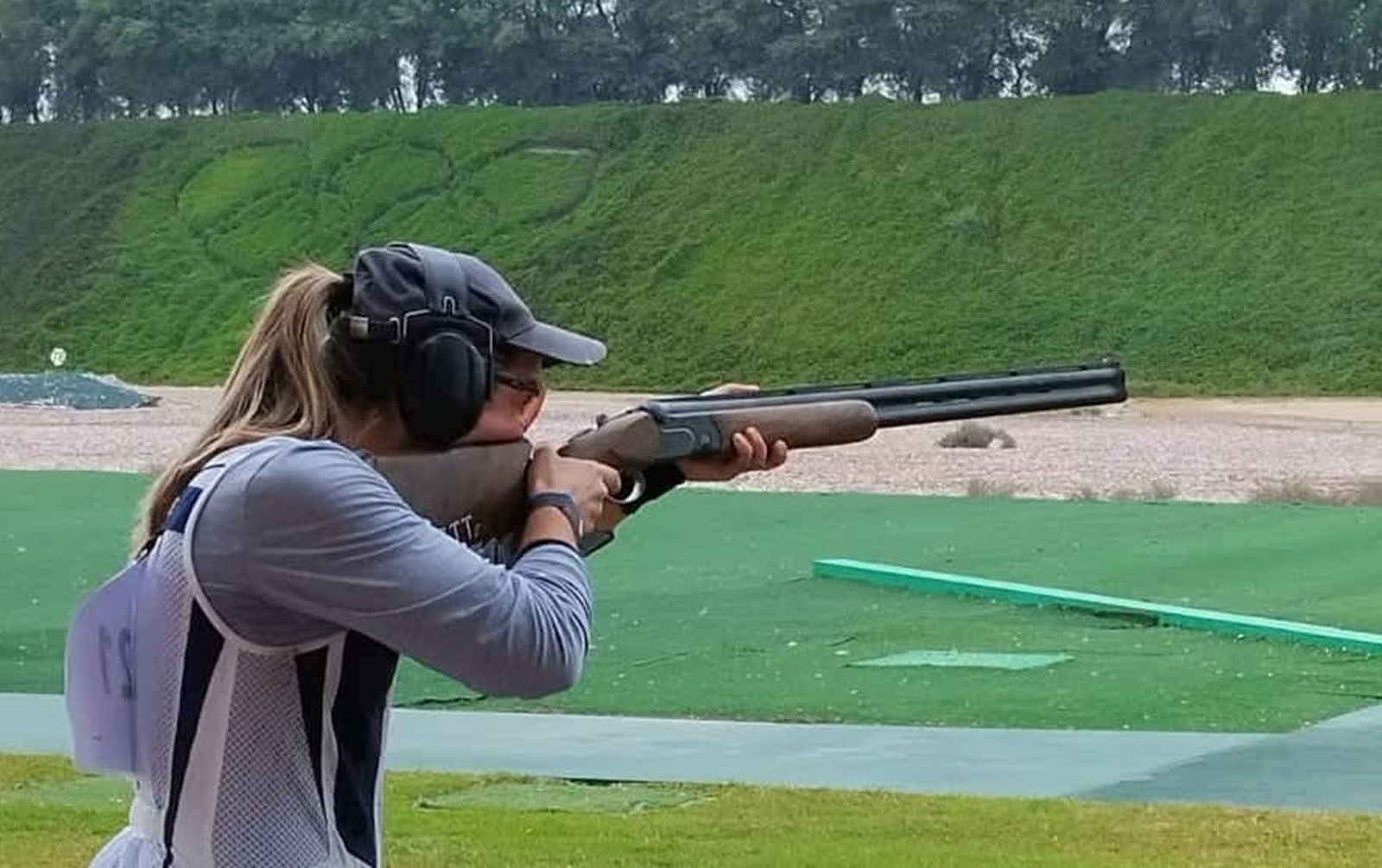 Fátima Gálvez, durante la competición.
