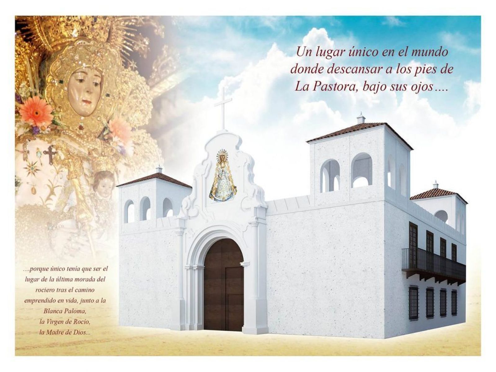 Interior del columbario tal y como está contemplado en el proyecto.