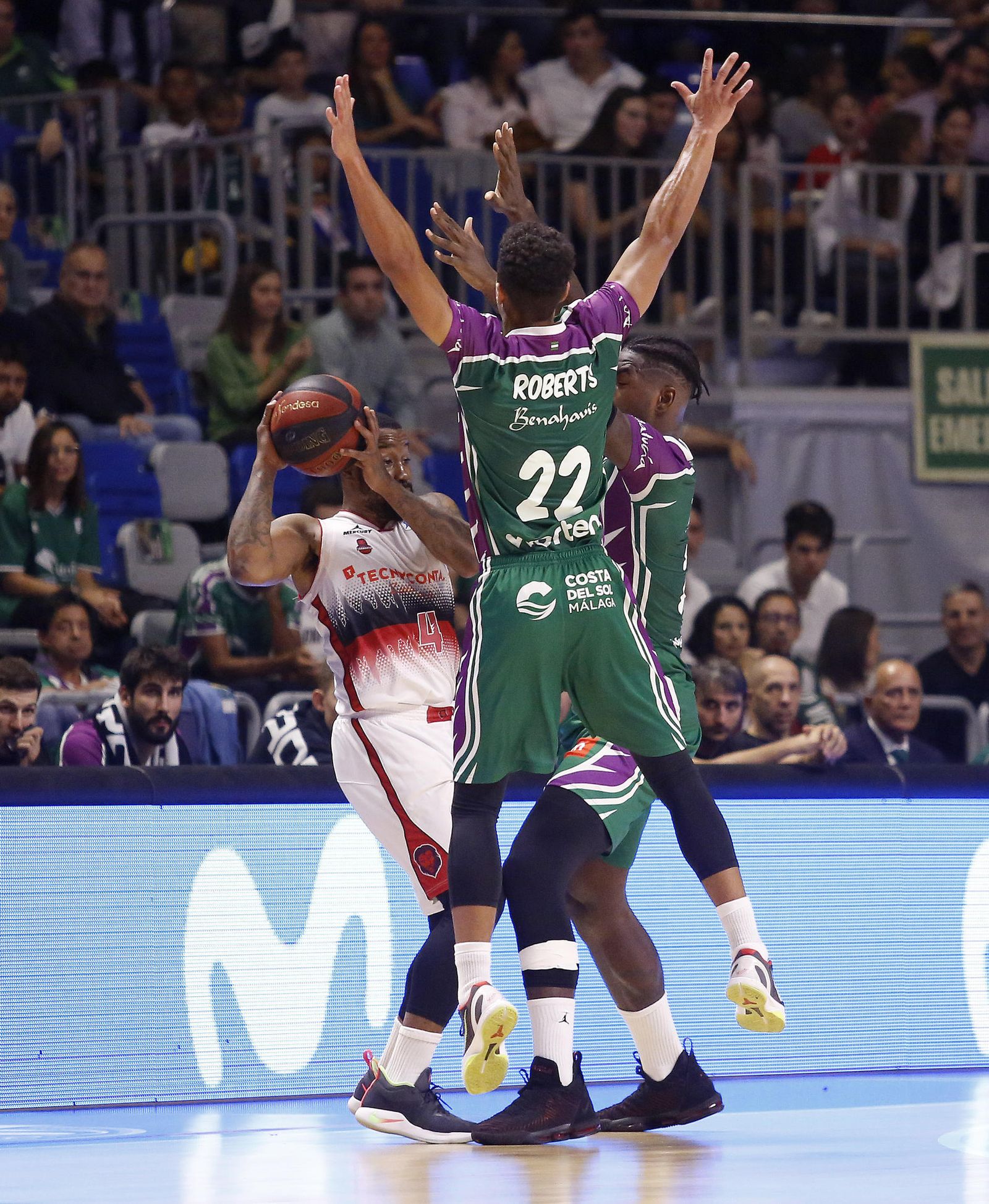 Las imágenes del Unicaja-Tecnyconta Zaragoza