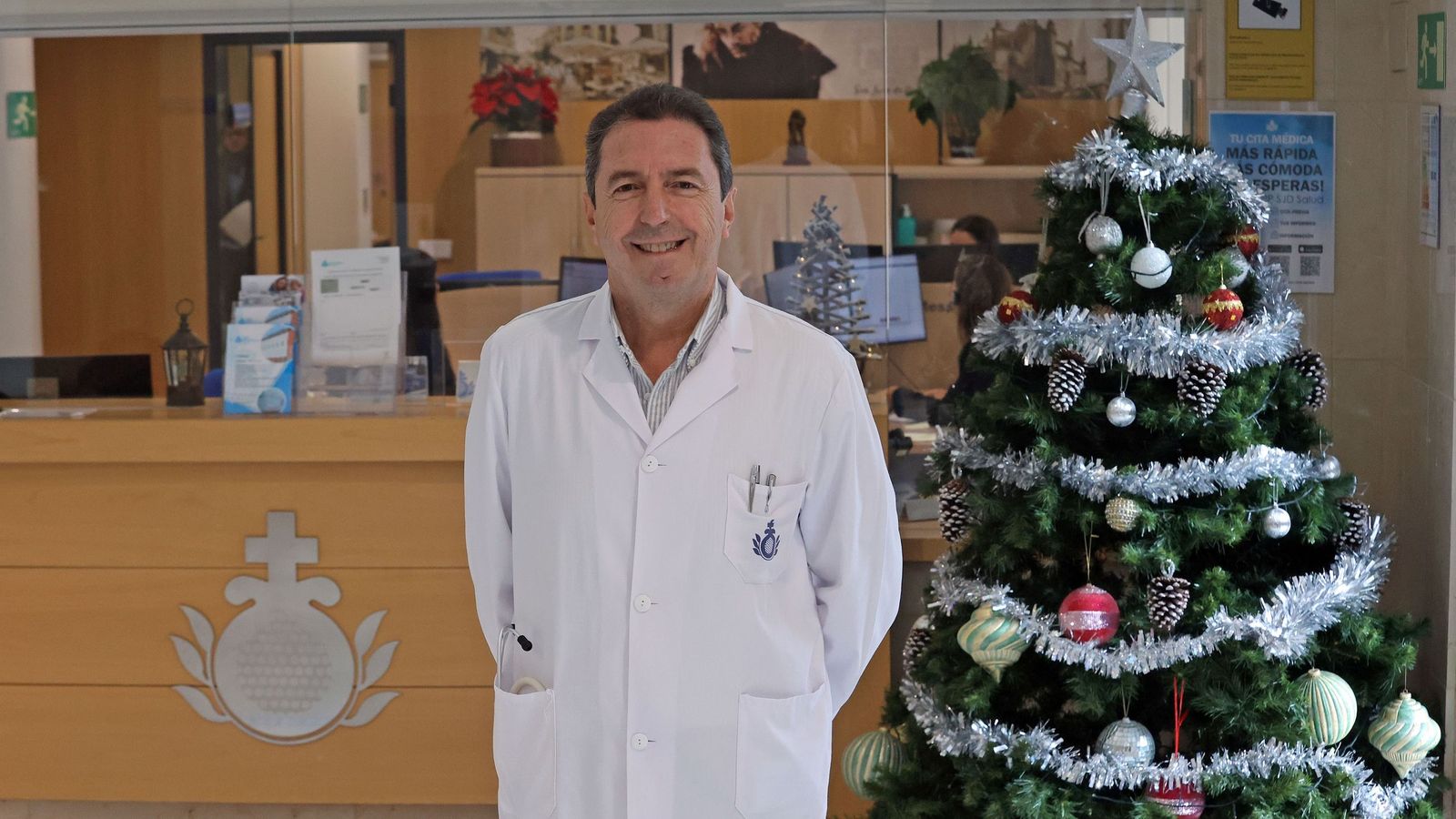 Juan Carlos Durán en el Hospital San Juan Grande de Jerez.