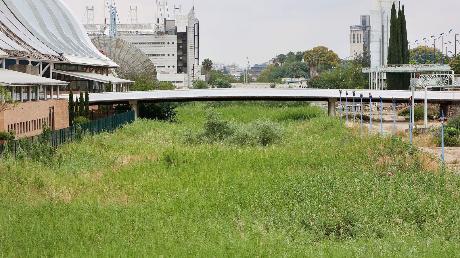 El antiguo Canal de la Exposición Universal.
