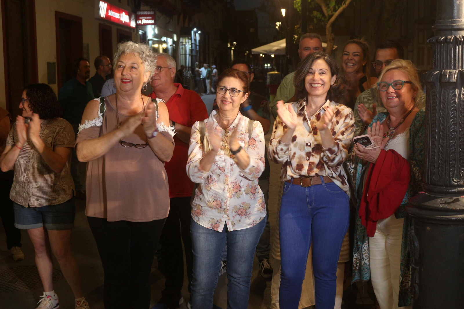 Las imágenes del comienzo de la campaña electoral en Puerto Real