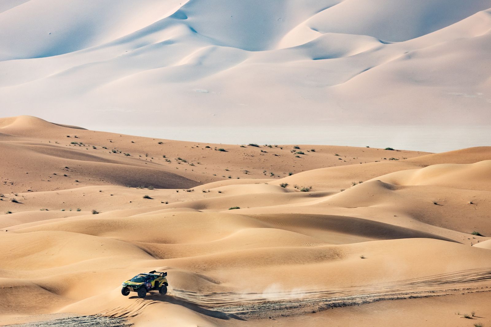 Las espectaculares imágenes del Dakar por las dunas