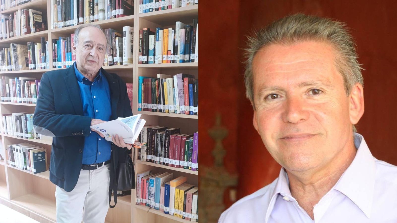 De izquierda a derecha, Eduardo Castro y Manuel Ángel Vázquez Medel.