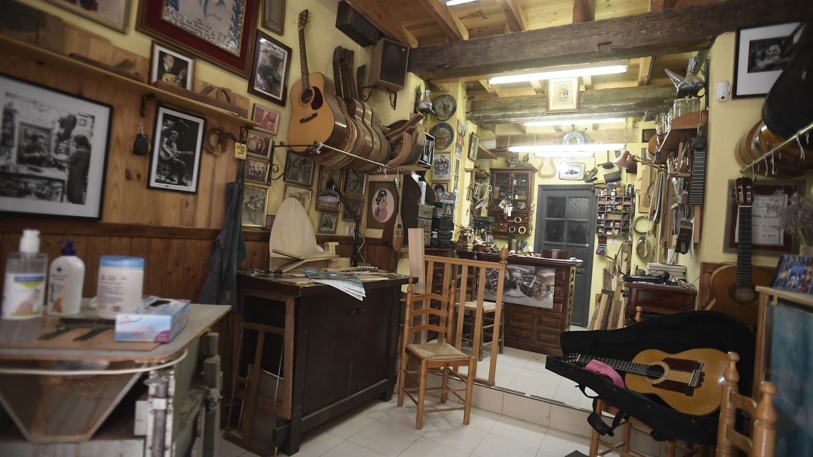 La tienda-taller de Francisco Manuel Díaz.