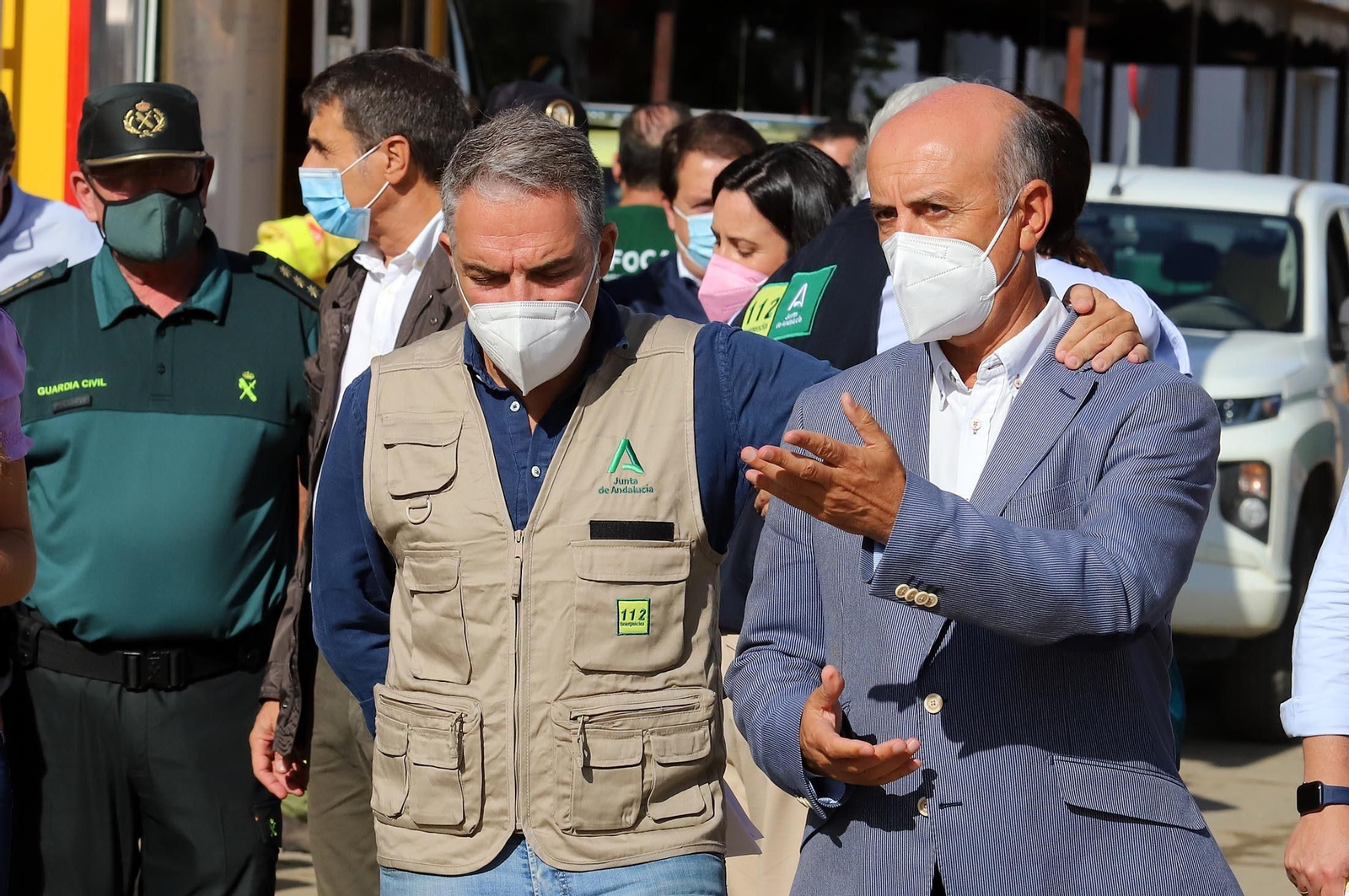 Imágenes de los destrozos provocados por el temporal en Lepe