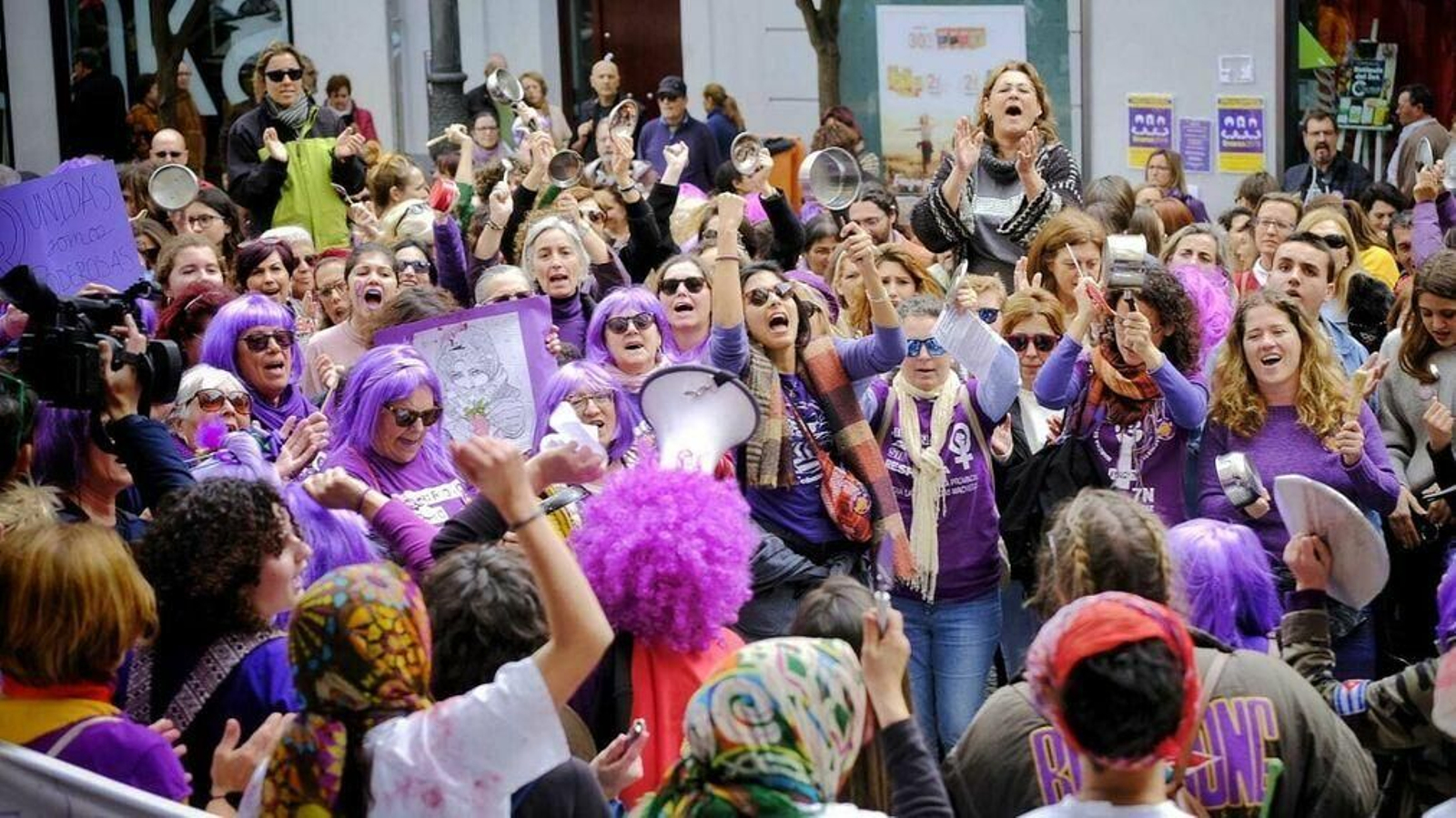 Imagen de la celebración del 8M el año pasado.