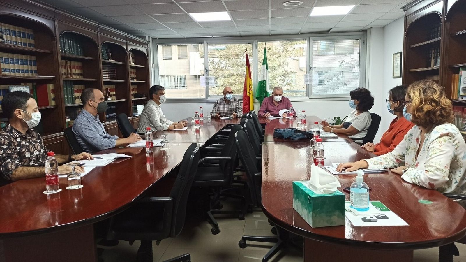 Imagen de una de las últimas reuniones de la comisión de IDEA en Almería