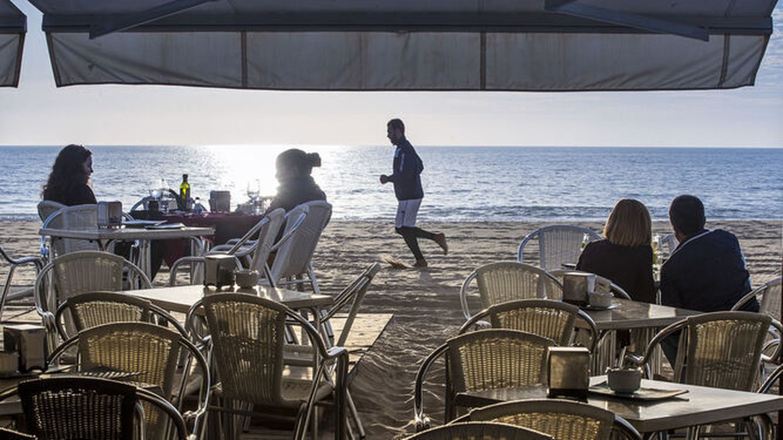 Un chiringuito de Cádiz, en una imagen de archivo.