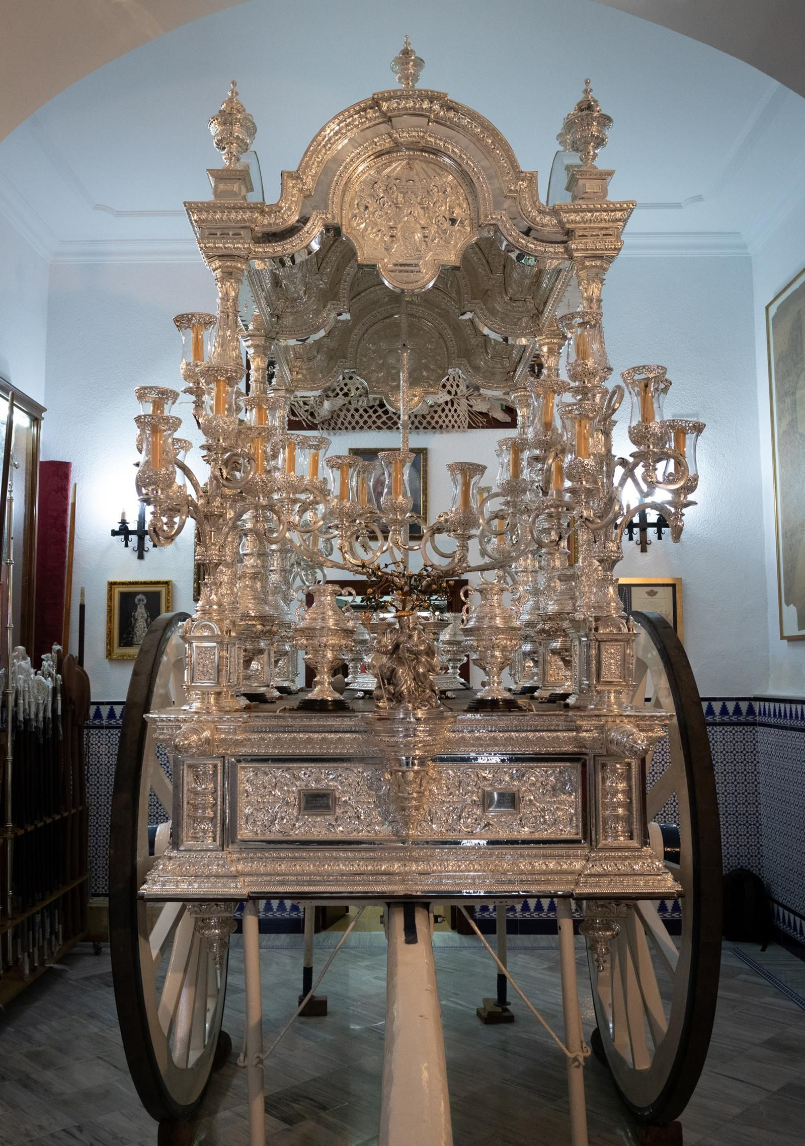 El carretón de La Palma constituye una de las mejores obras de orfebrería.