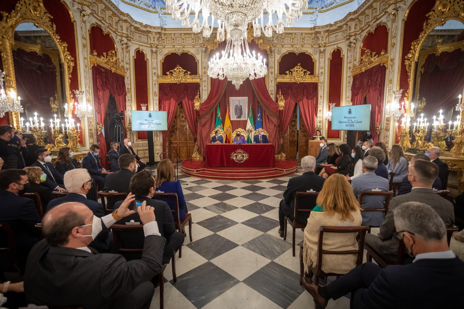 Imágenes de la entrega de medallas por el Día de la provincia de Cádiz