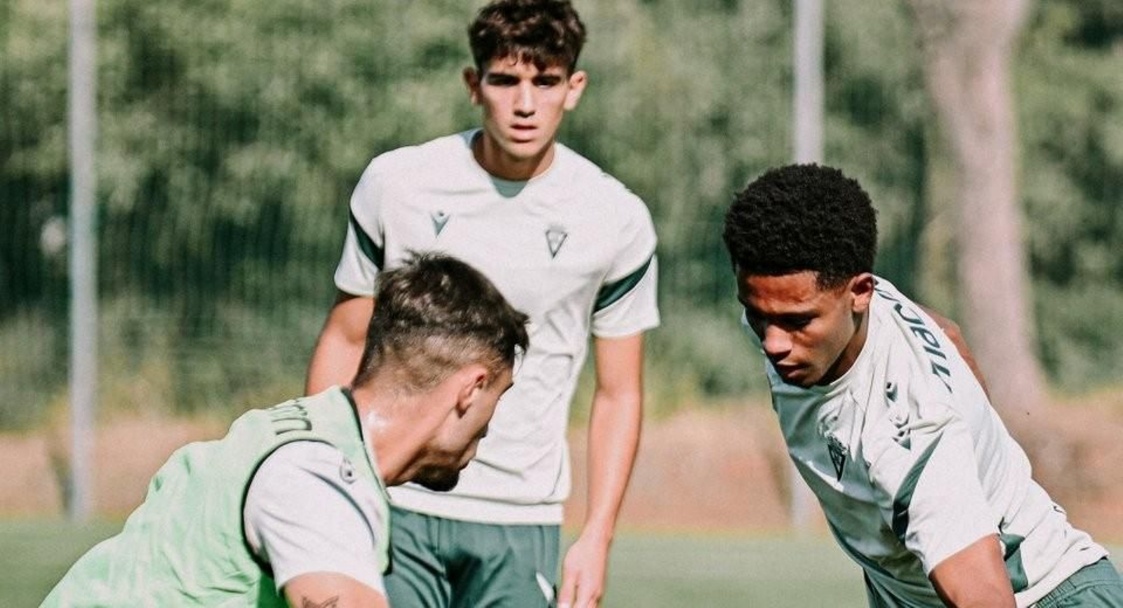 Un entrenamiento del Cádiz Mirandilla.