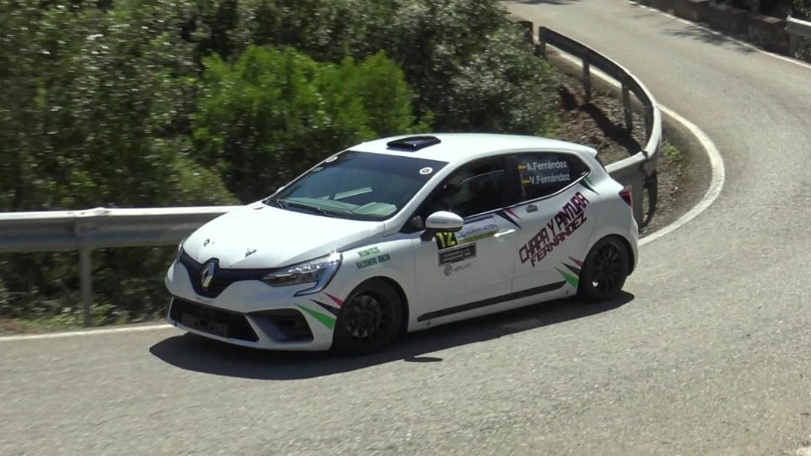 El Renault Clio Rally5 de los dos representantes almerienses.