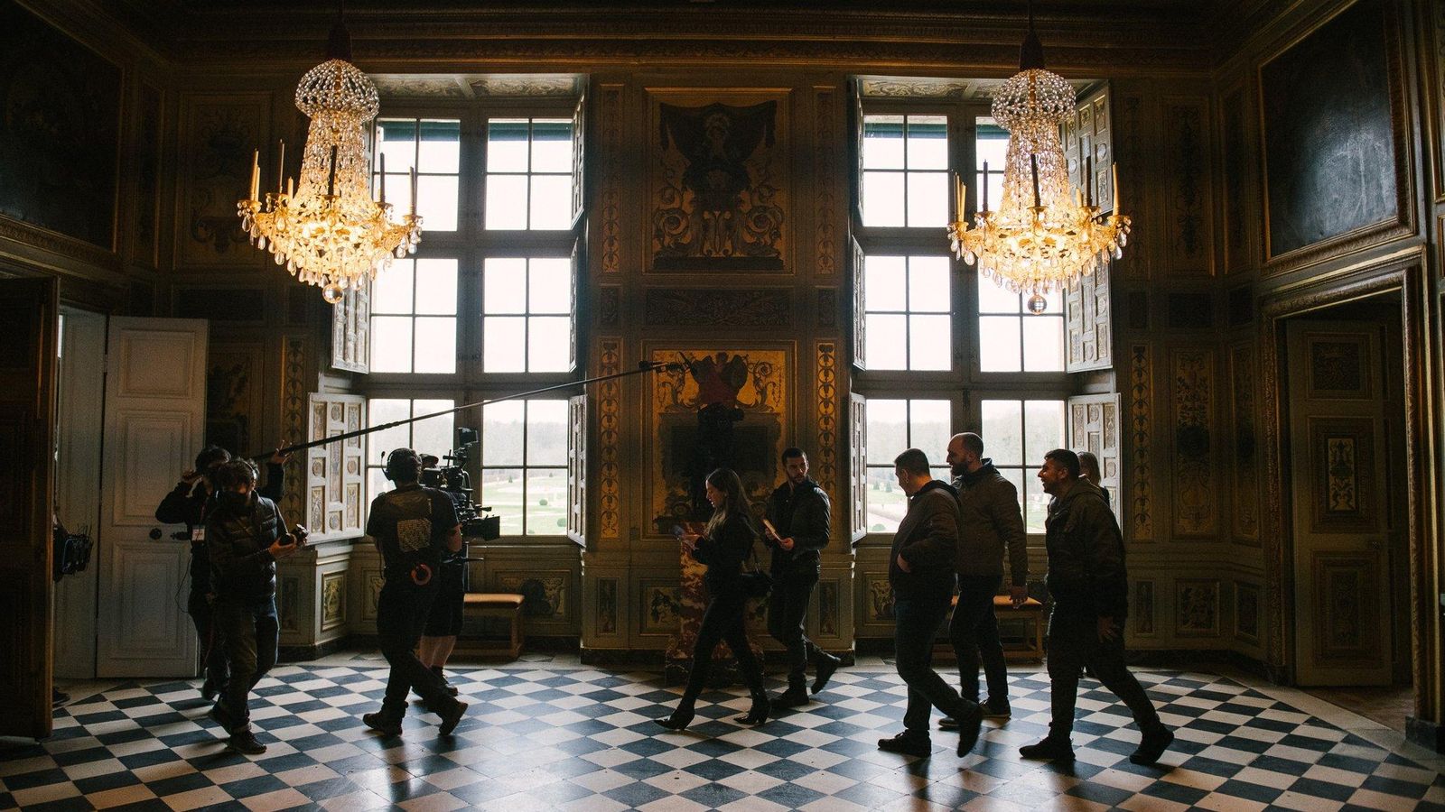 El rodaje de 'Hasta el cielo, serie de Netflix, en París