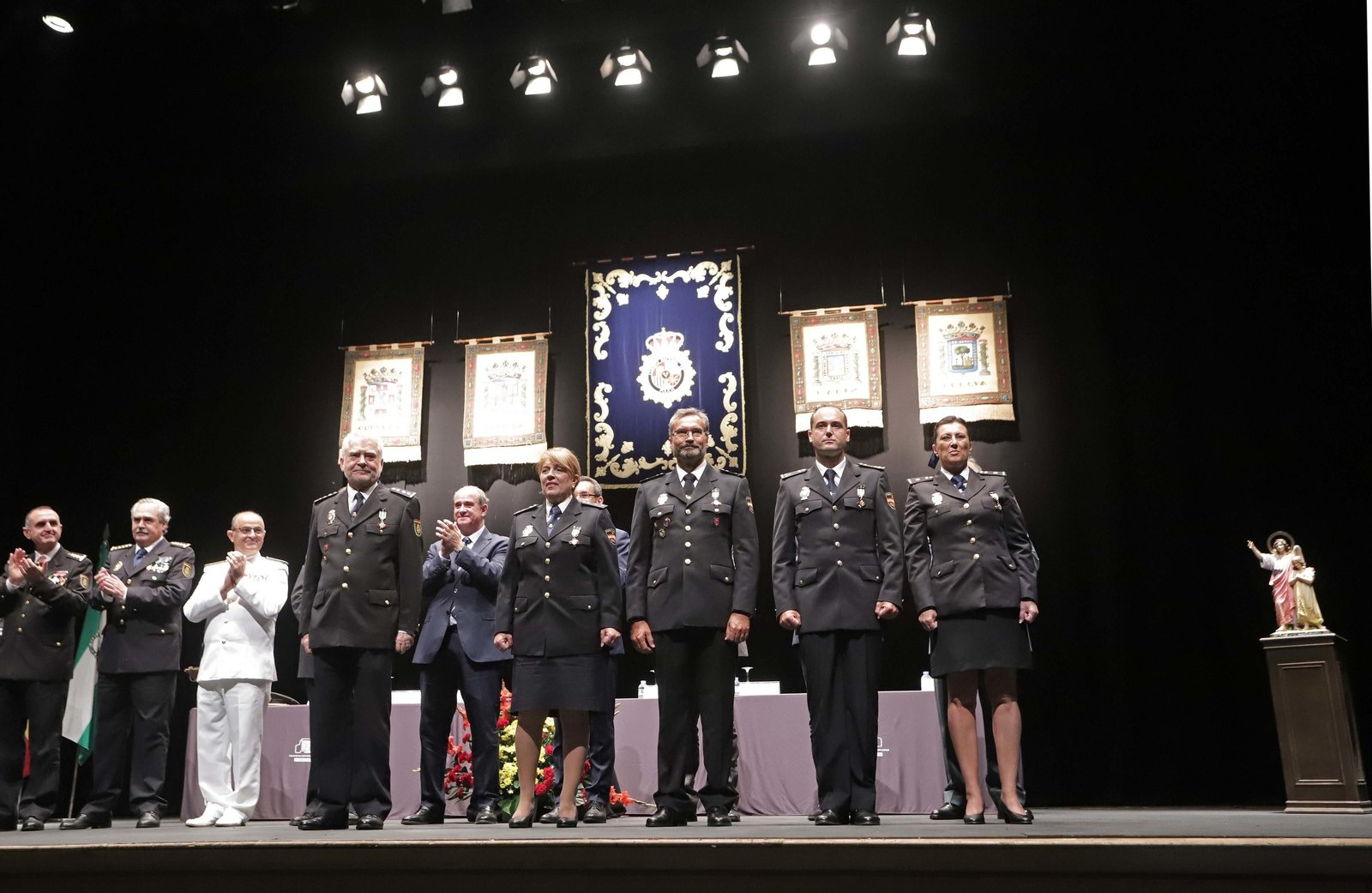 Celebración del Día de la Policía Nacional en La Línea
