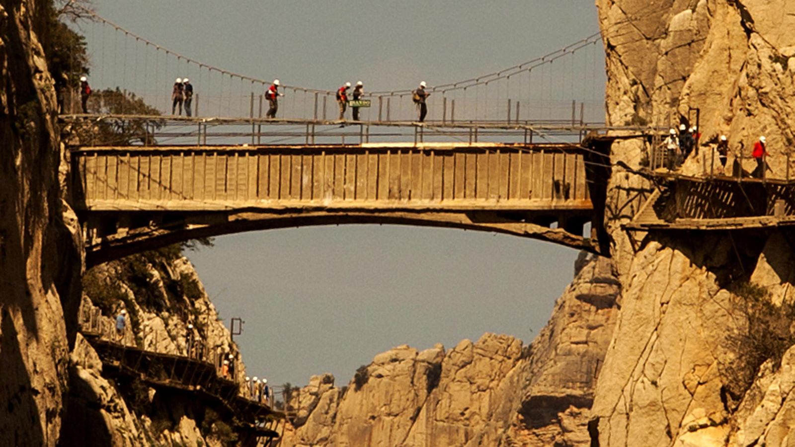 La construcción de la senda a princios del XIX fue épica.