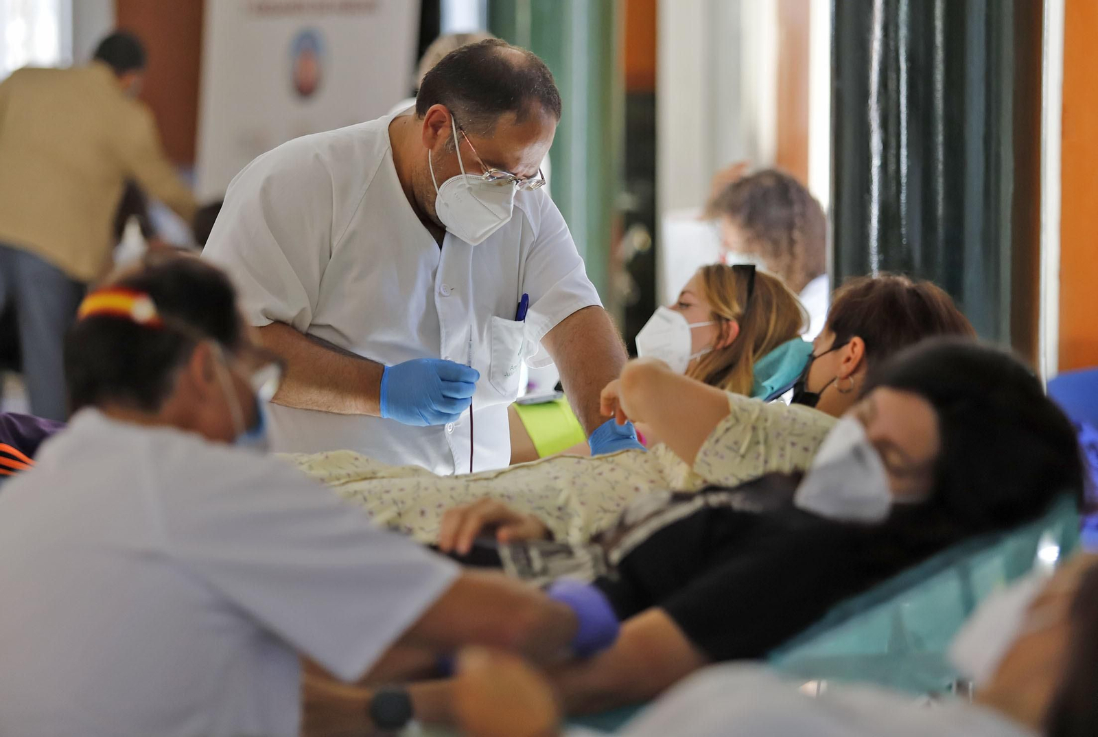 Macrocolecta de sangre en la Casa Colón