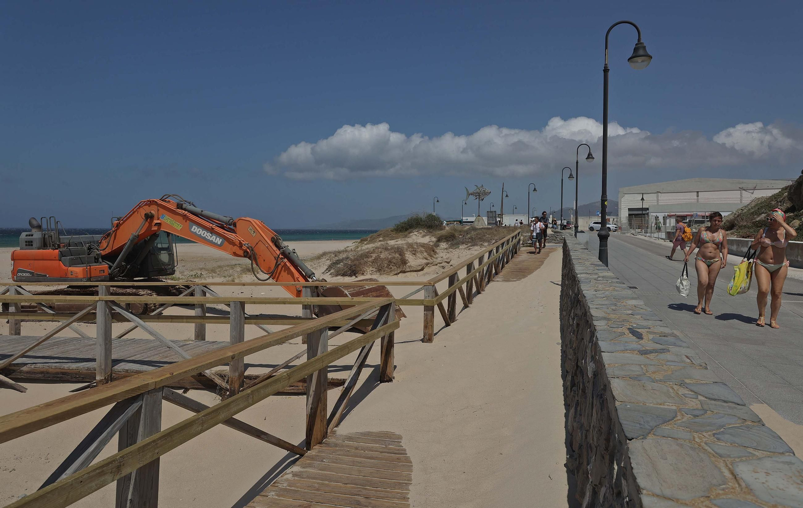 Fotos del temporal de levante en Tarifa