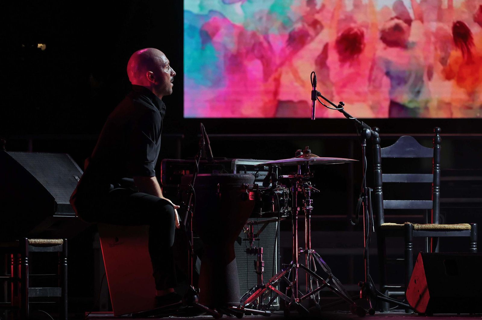 Fotos del concierto del sexteto flamenco en el Encuentro de Guitarra Paco de Lucía