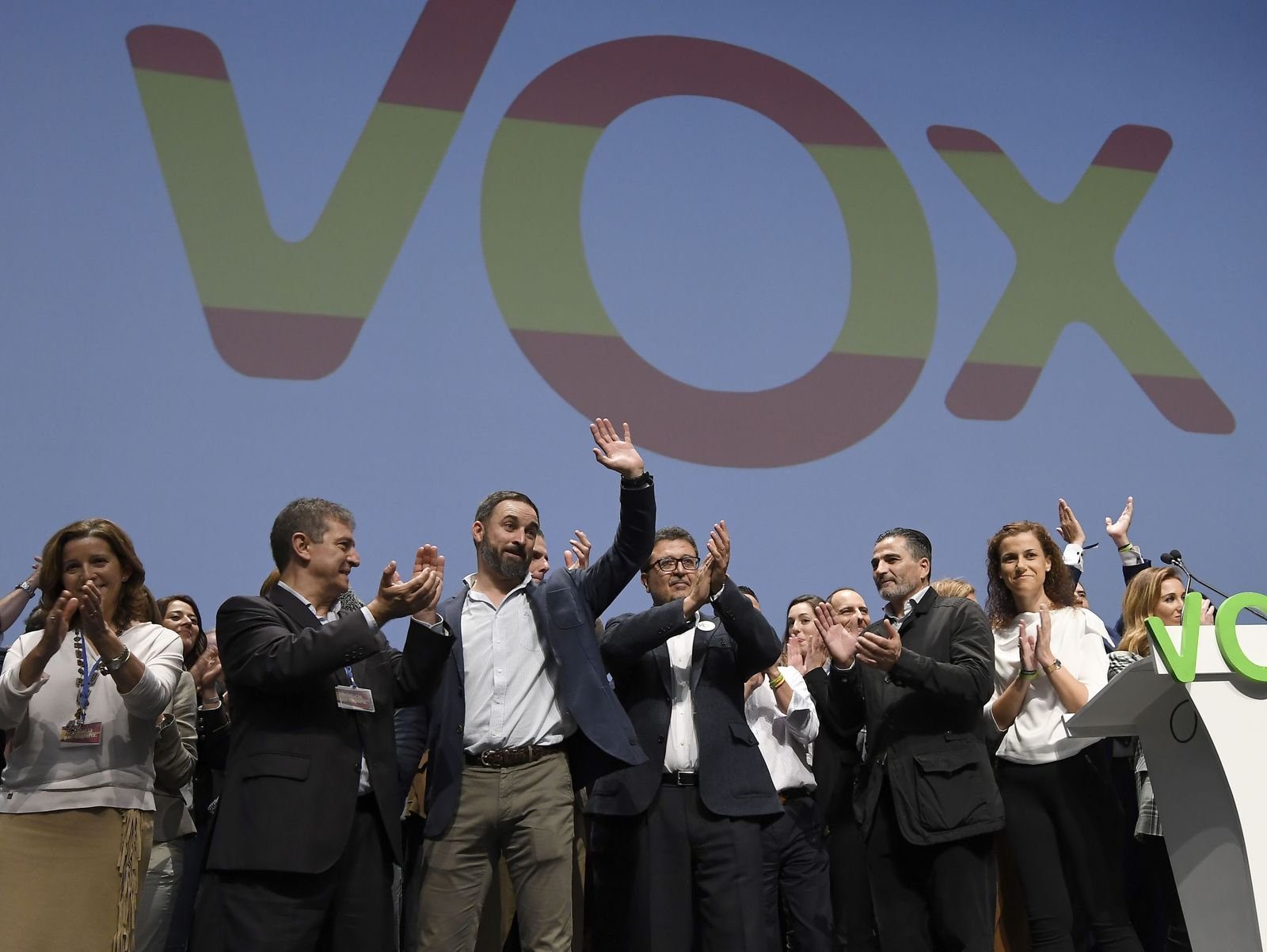 Presentación de la candidatura de Vox a las elecciones andaluzas en Sevilla