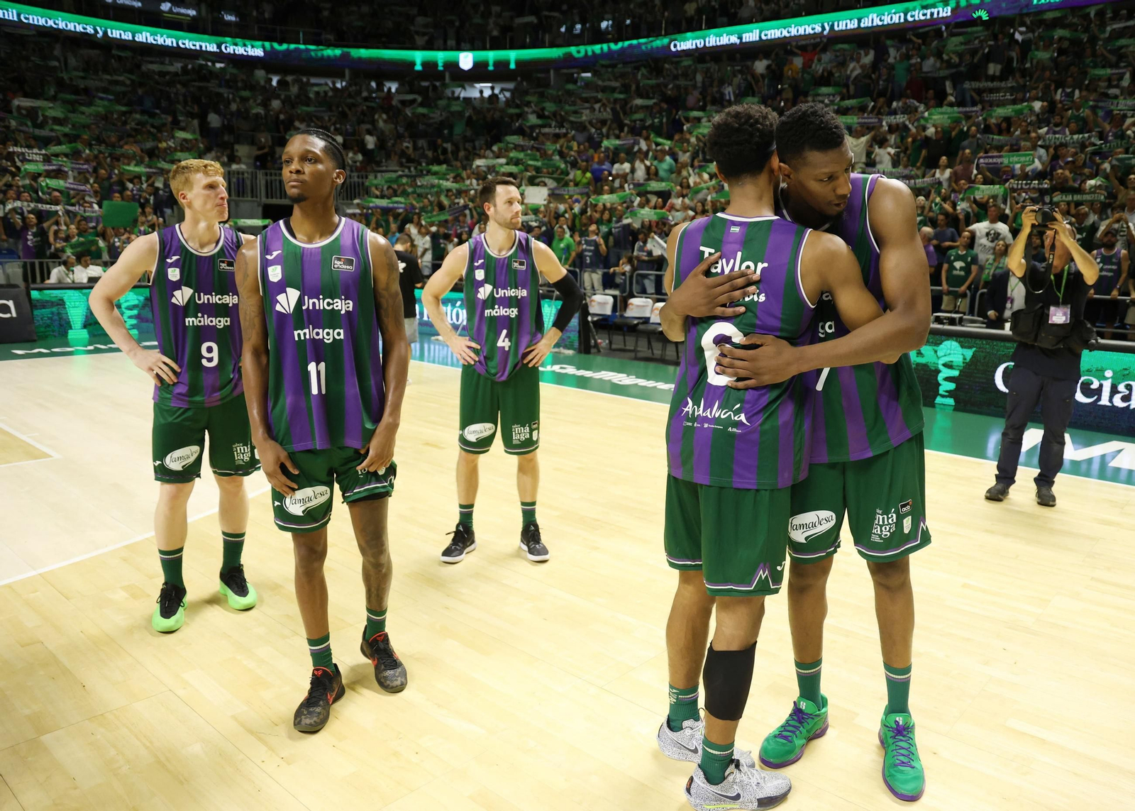 El Unicaja-Real Madrid, en fotos