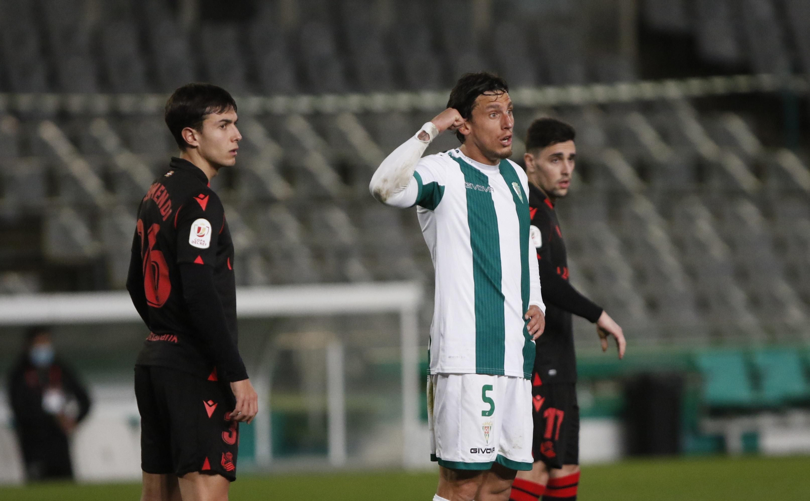 Las fotografías de la derrota del Córdoba CF ante la Real Sociedad en Copa del Rey