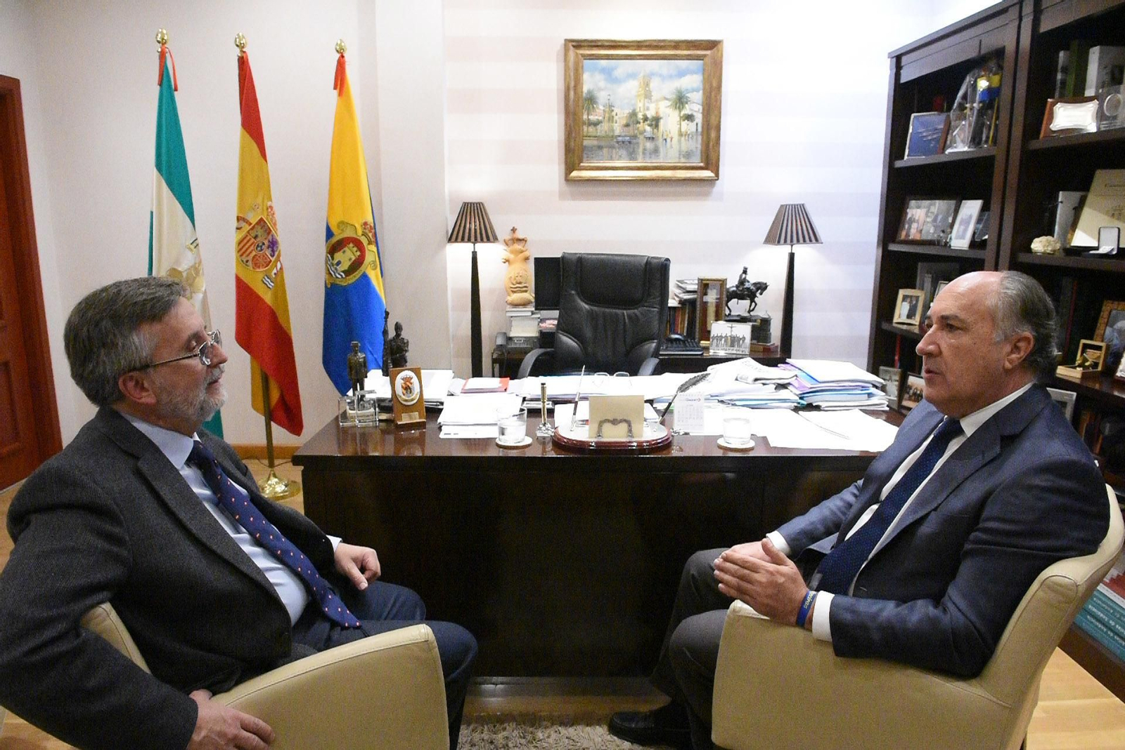 Agustín Núñez y José Ignacio Landaluce.