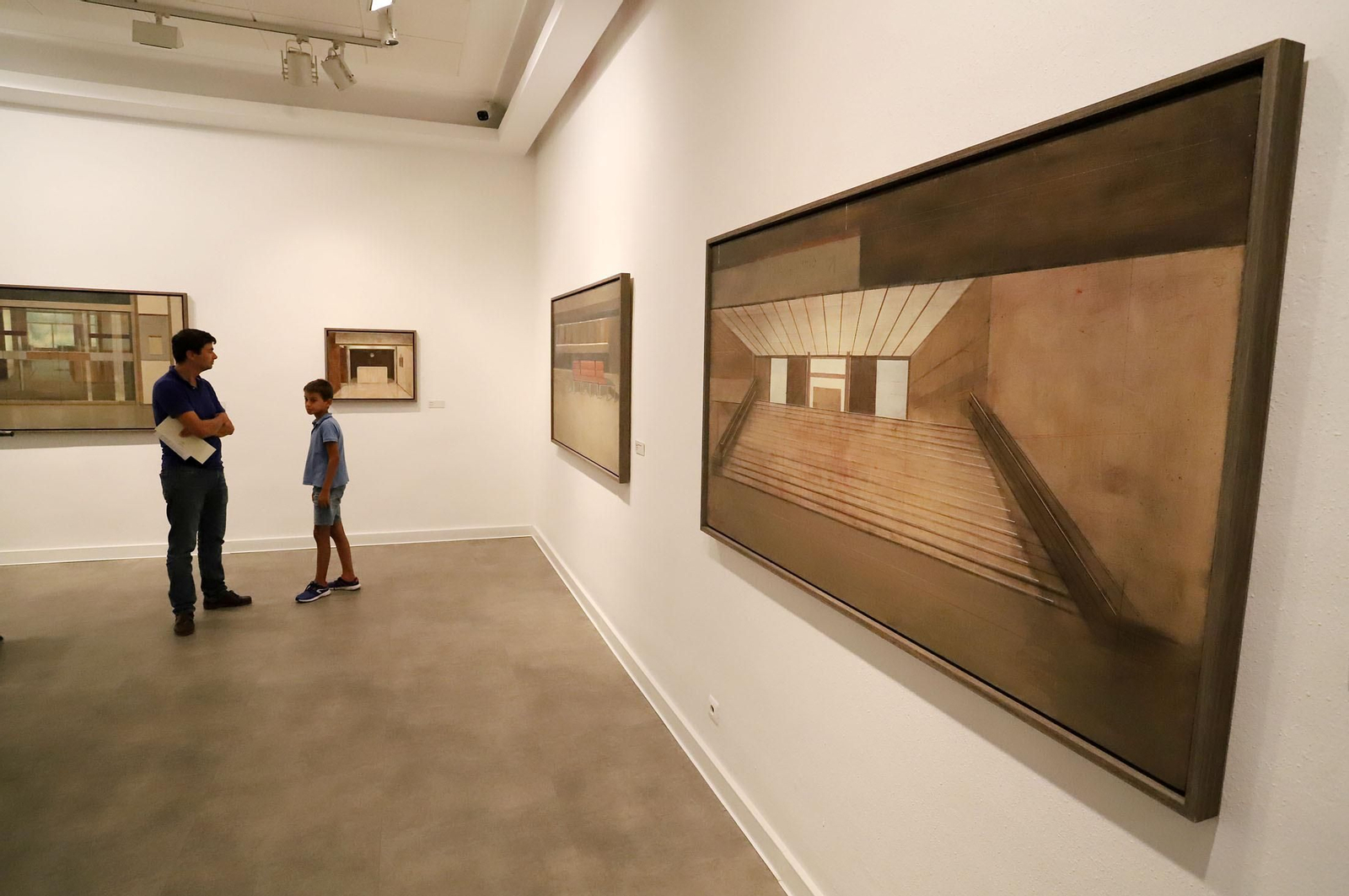 Imágenes de la exposición "Space", de Daniel Bilbao