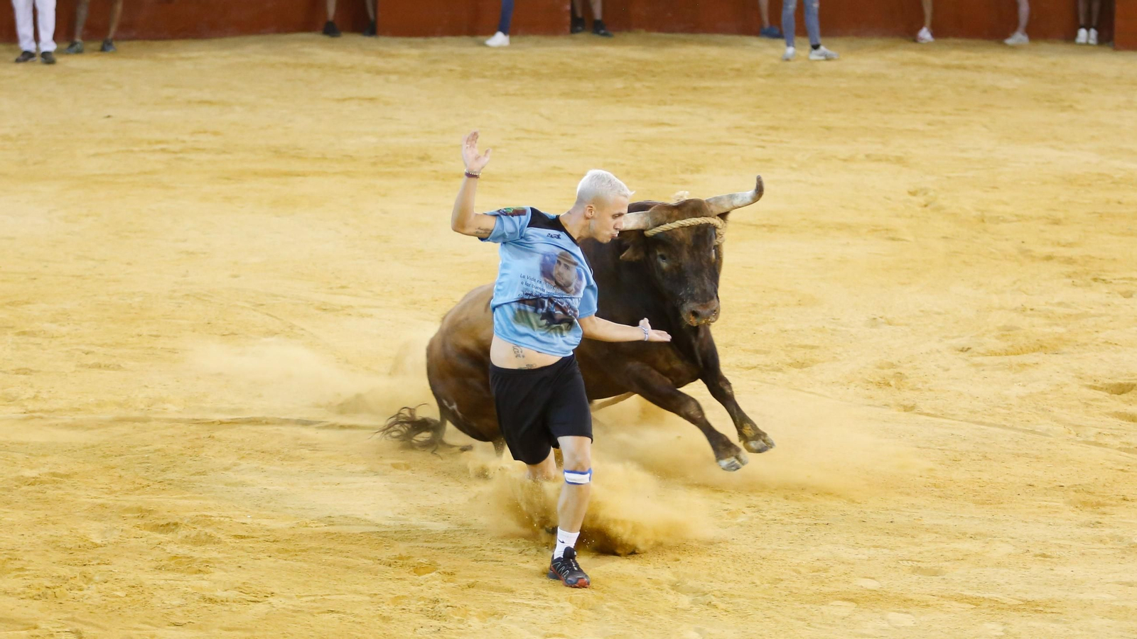 Fotos del Toro del Aguardiente en San Roque