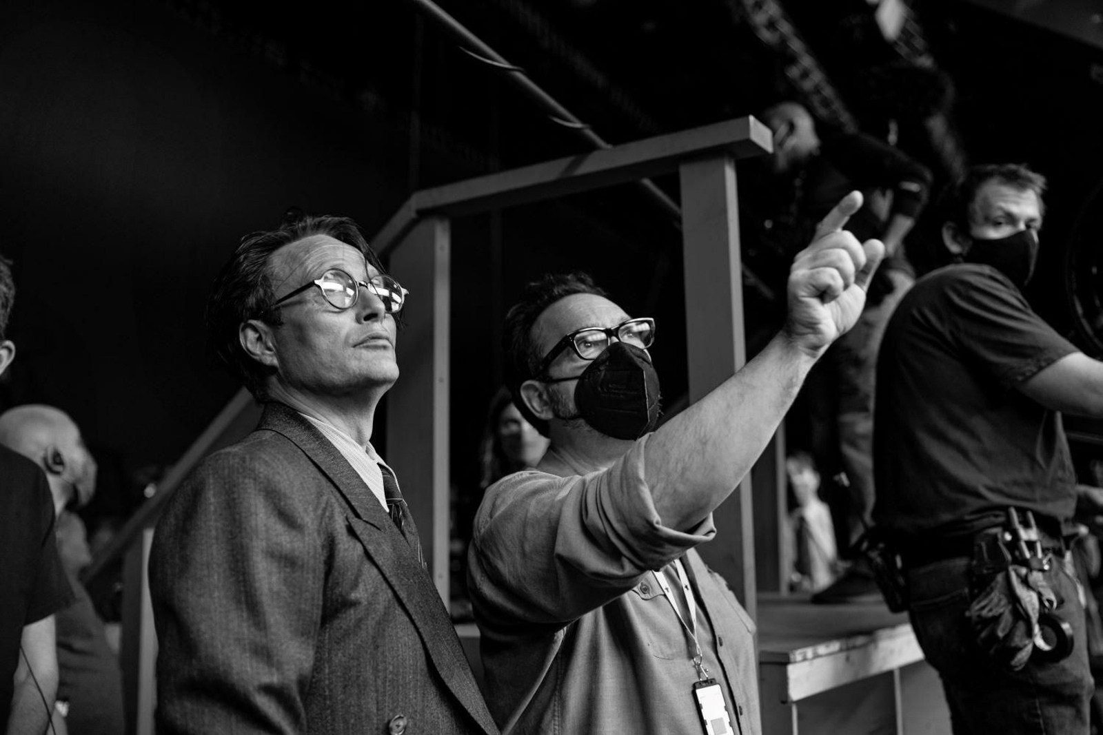 Indiana Jones y El Dial del Destino | Mads Mikkelsen y James Mangold, durante el rodaje