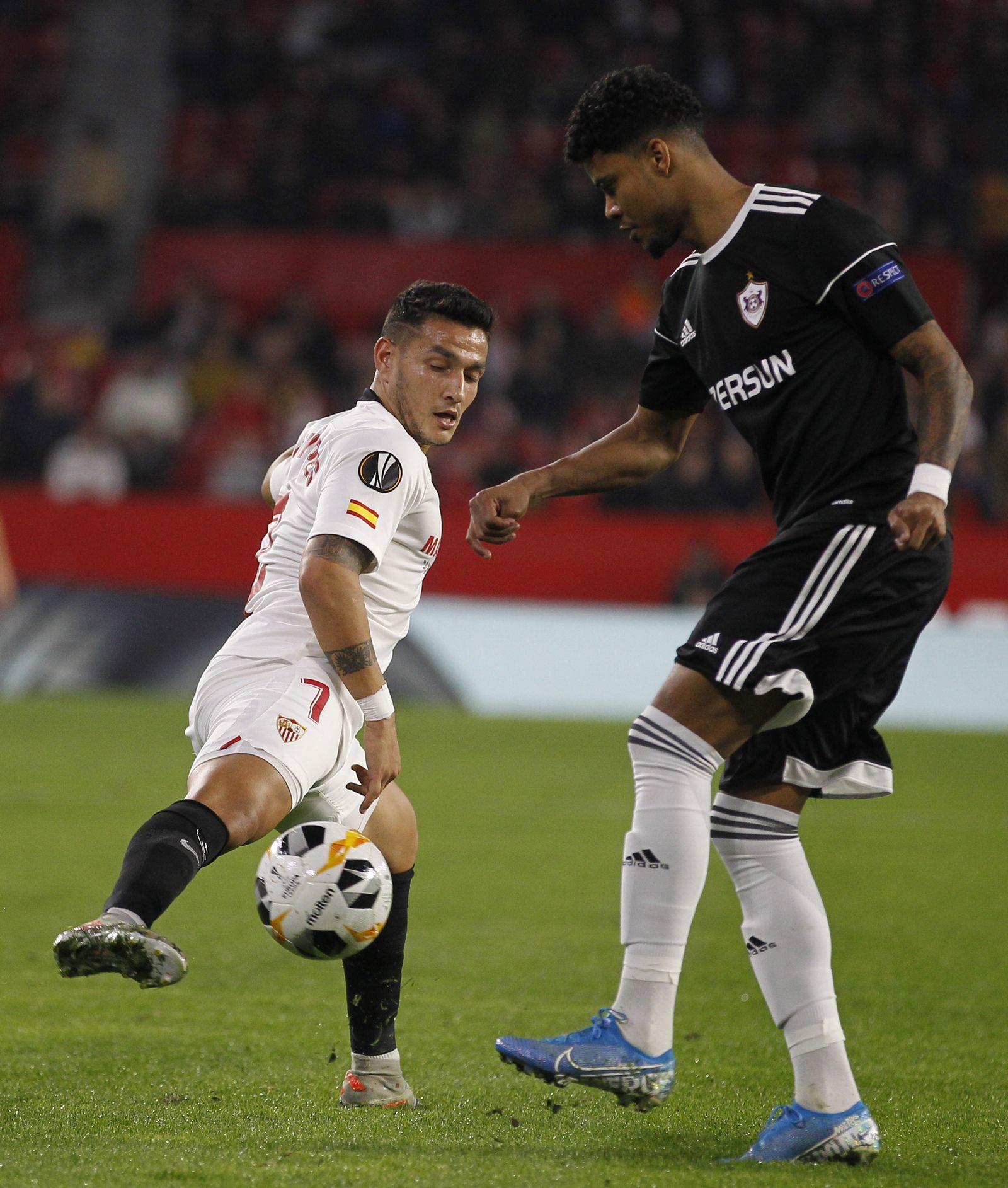 La imágenes del Sevilla fc-Qarabag Fk