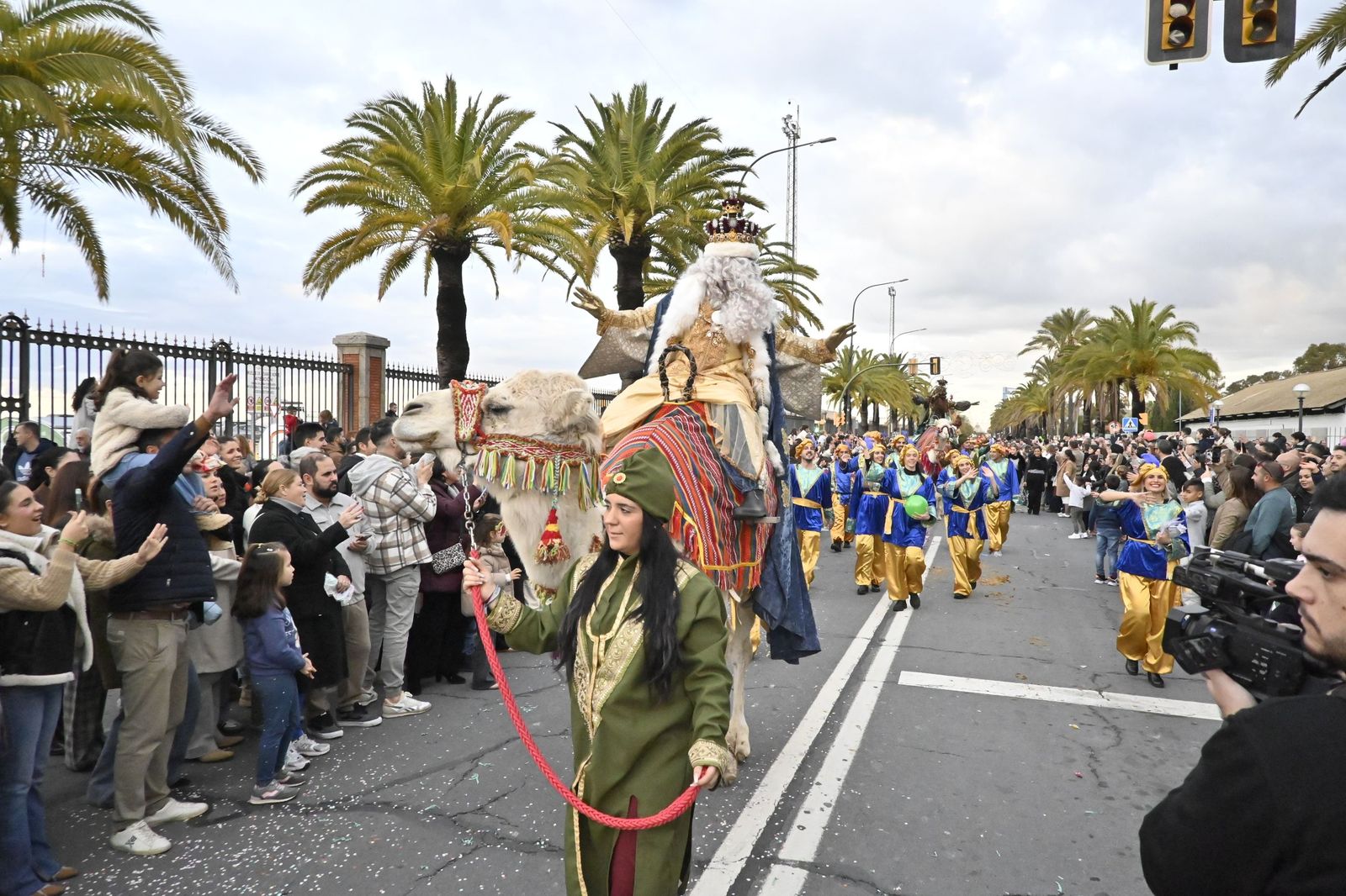 Las mejores fotografías de la llegada de los Reyes Magos a Huelva