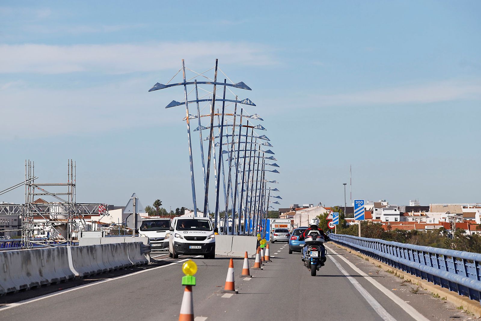 Puente sobre el río Odiel.
