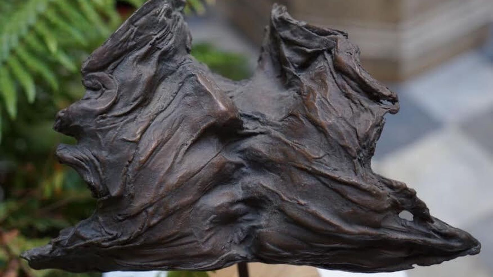 Una de las obras que se pueden admirar en la exposición de arte contemporáneo