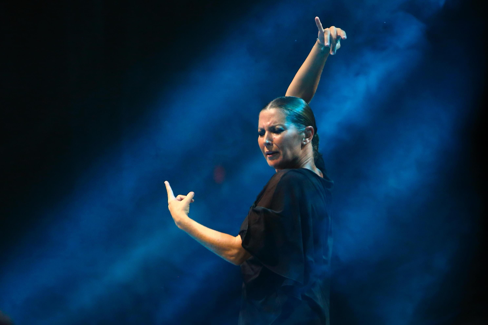 Sara Baras, en escena, en una imagen promocional.