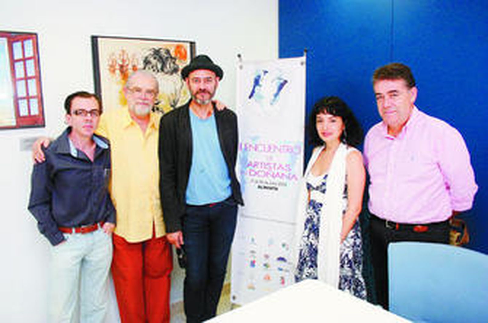 Juan Bautista Cáceres, Sergio Lima, Juan Medina, Natali Rocha y Francisco Bella.