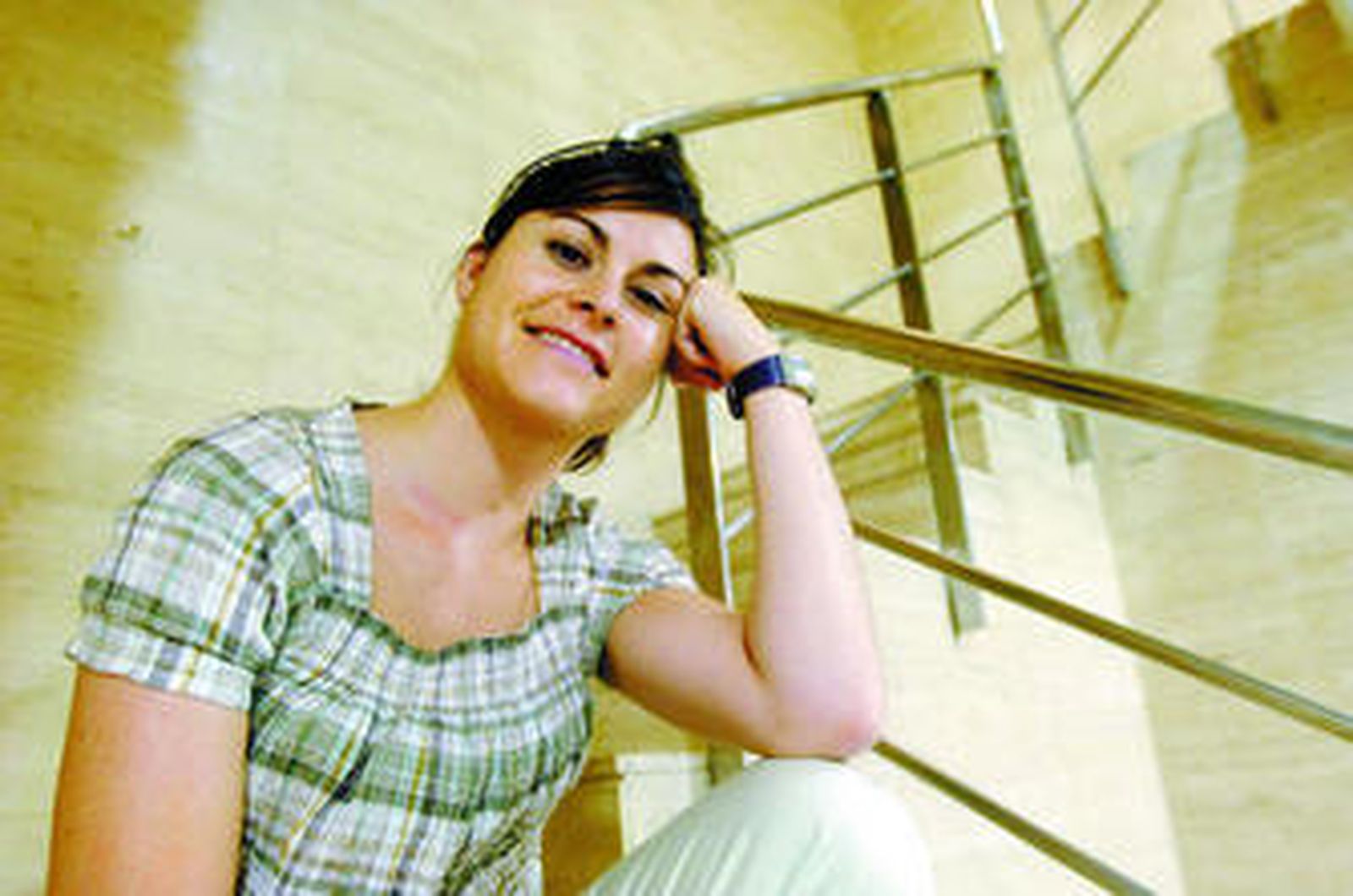 Muriel Bujalance posa tras anunciar públicamente su retirada del mundo del deporte.