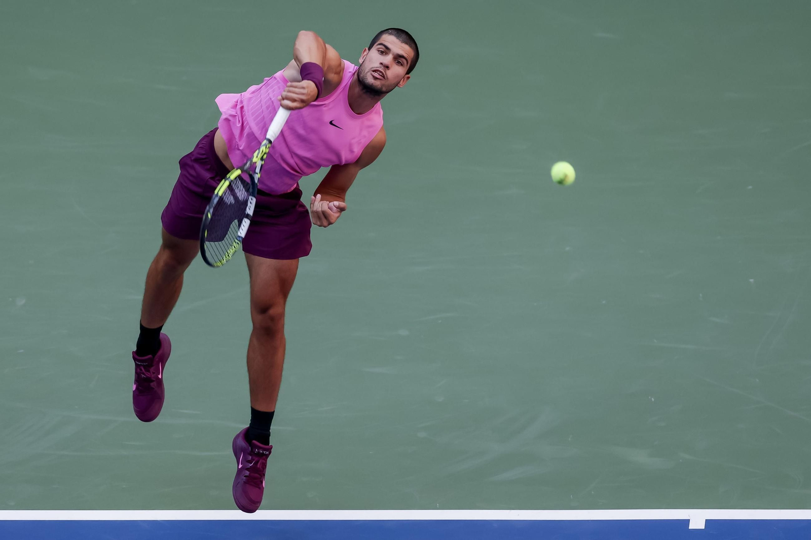 Las fotos del pase a la final de Alcaraz ante Djokovic
