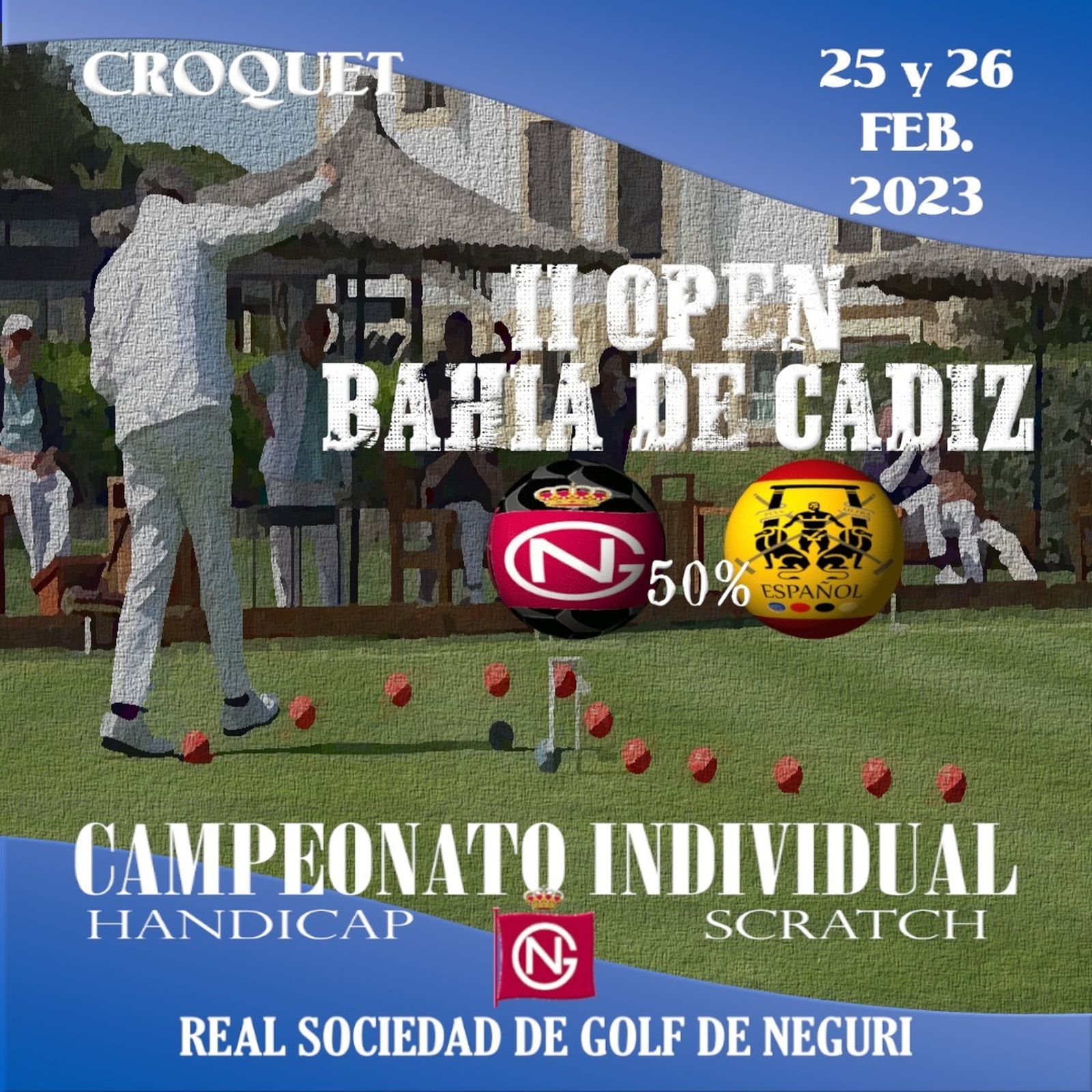 Cartel del II Open Bahía de Cádiz.