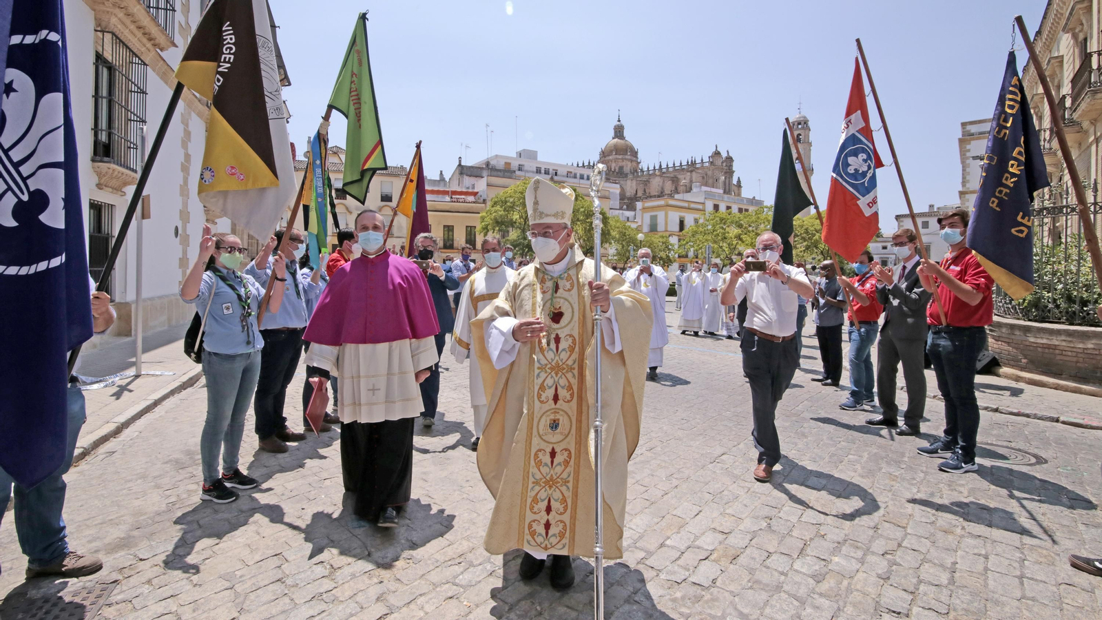 Imágenes de la toma de posesión del obispo de Asidonia Jerez