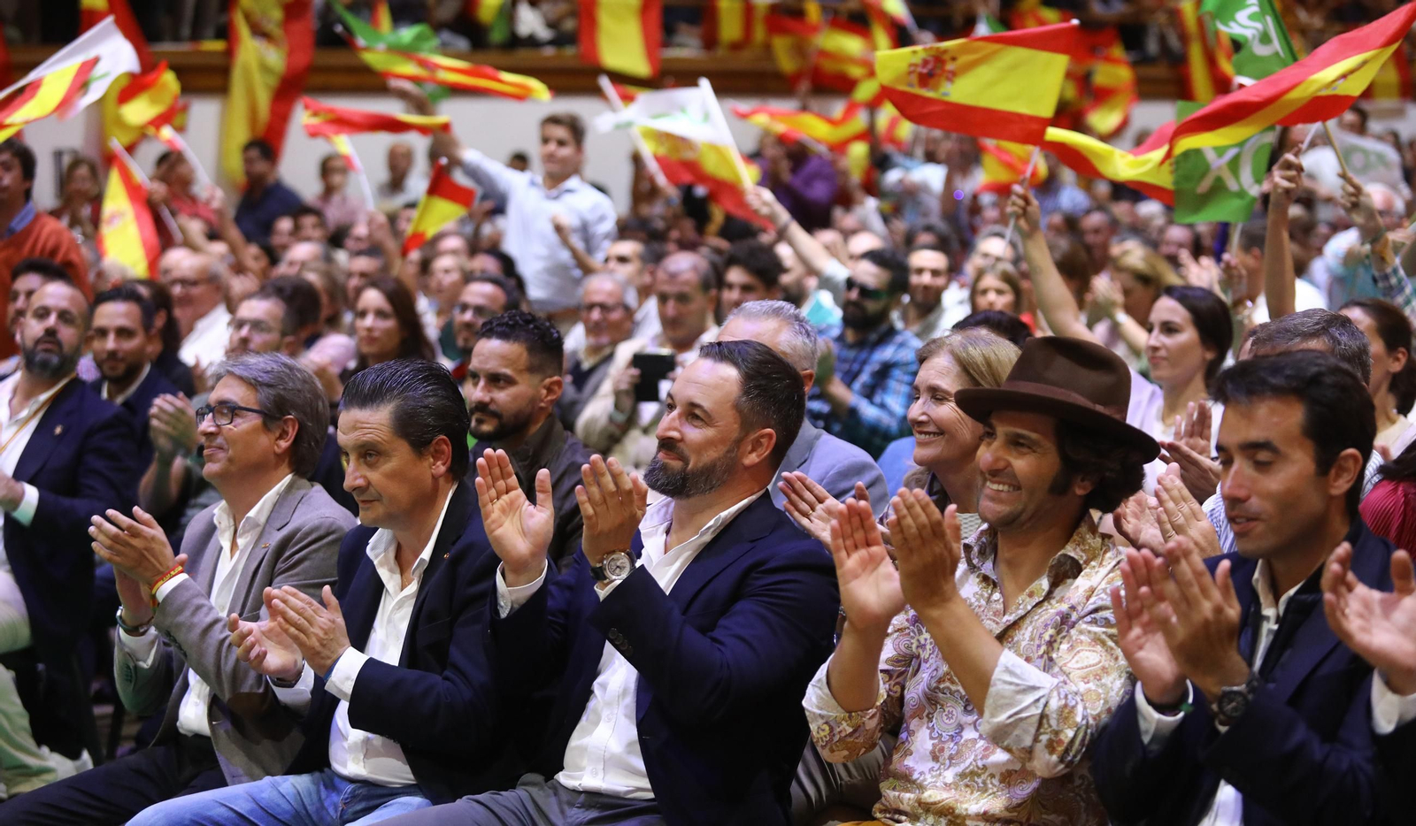 El mitín de Vox en la Real Escuela de Jerez, en imágenes El mitín de Vox en la Real Escuela de Jerez, en imágenes