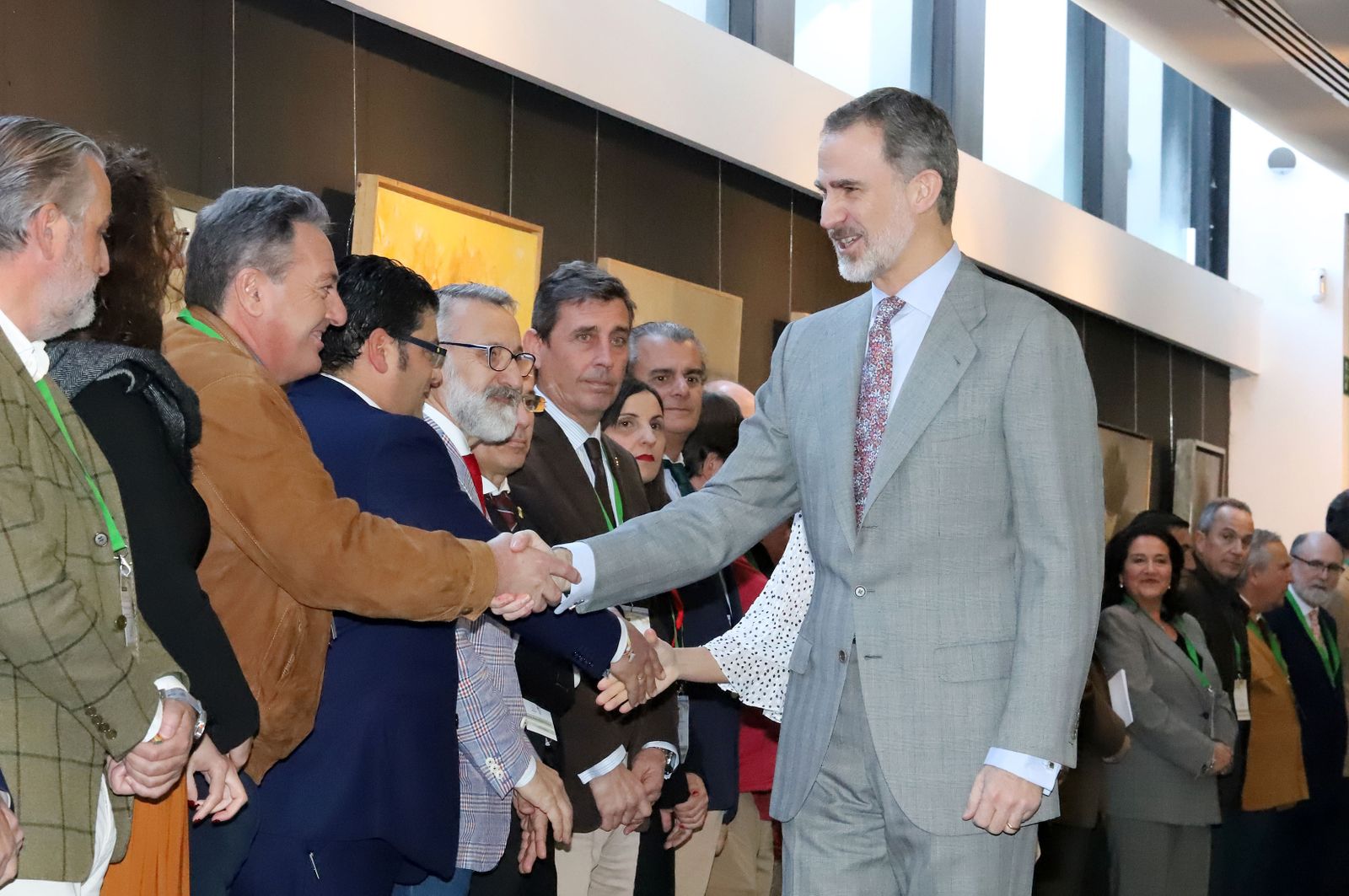 Imágenes de los Reyes Don Felipe y Doña Letizia en el congreso del 50 aniversario de Doñana