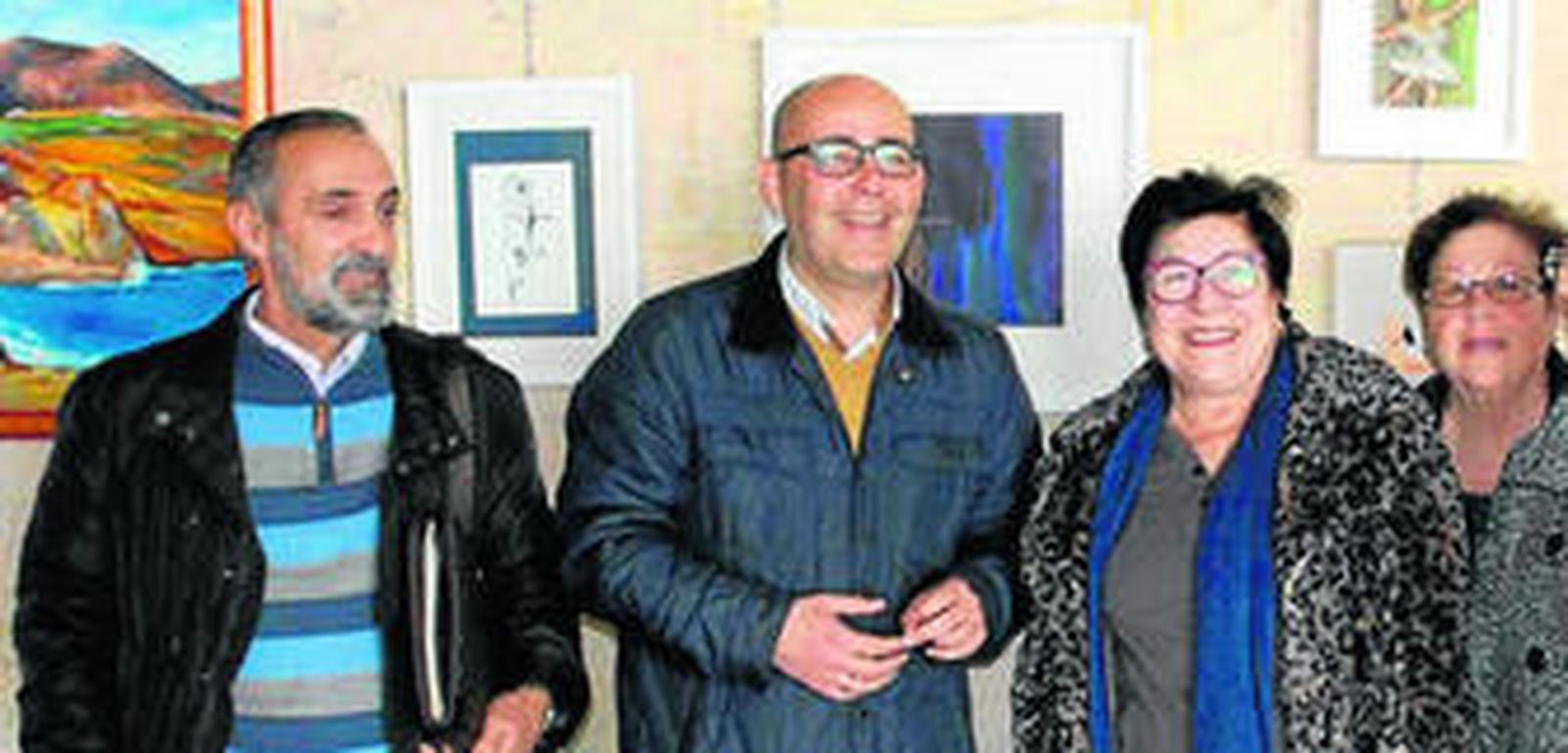 Vicente Parra junto al alcalde de Huércal Overa, Domingo Fernández.