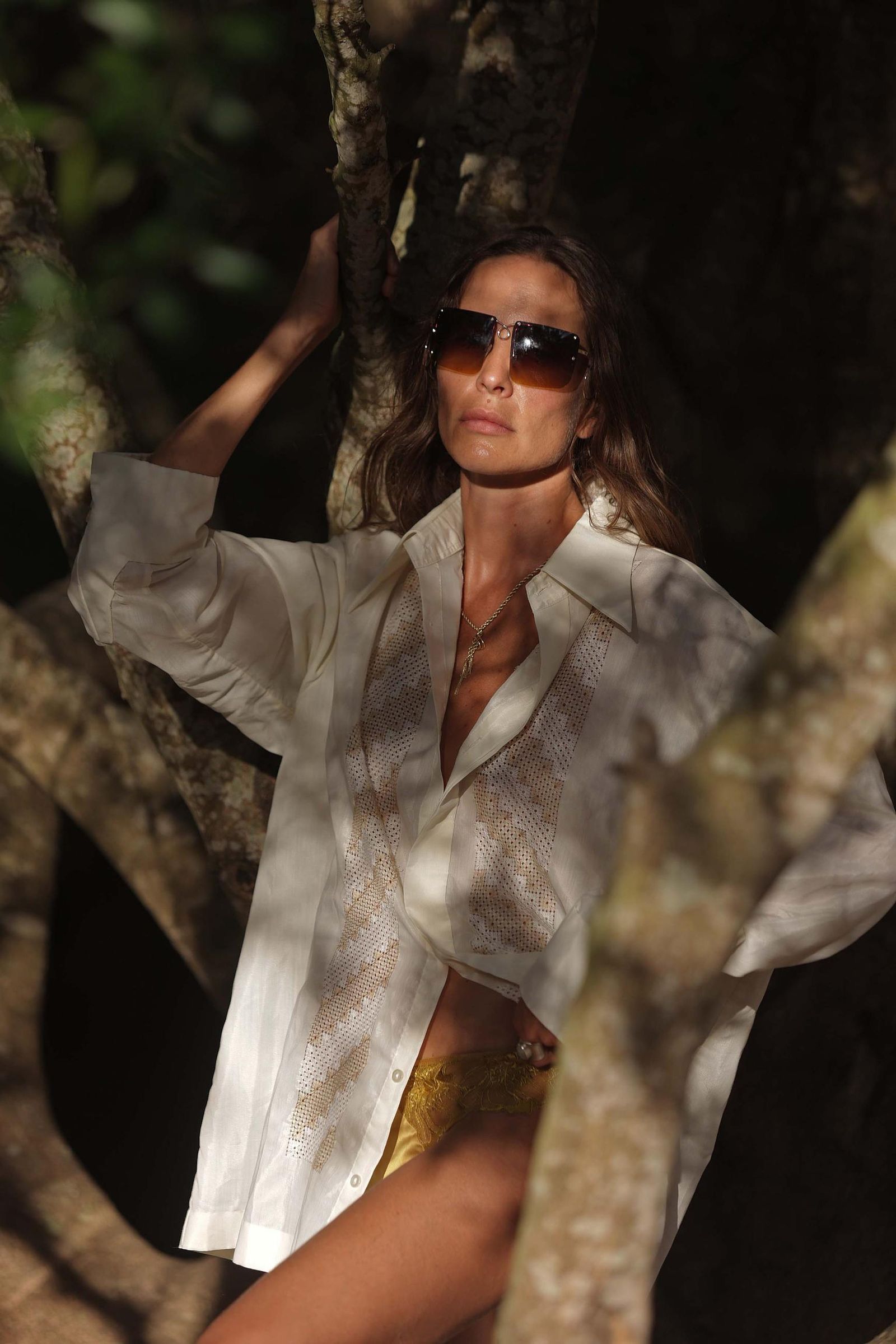 Fotos de Brisa Fenoy en la zona de Getares en Algeciras