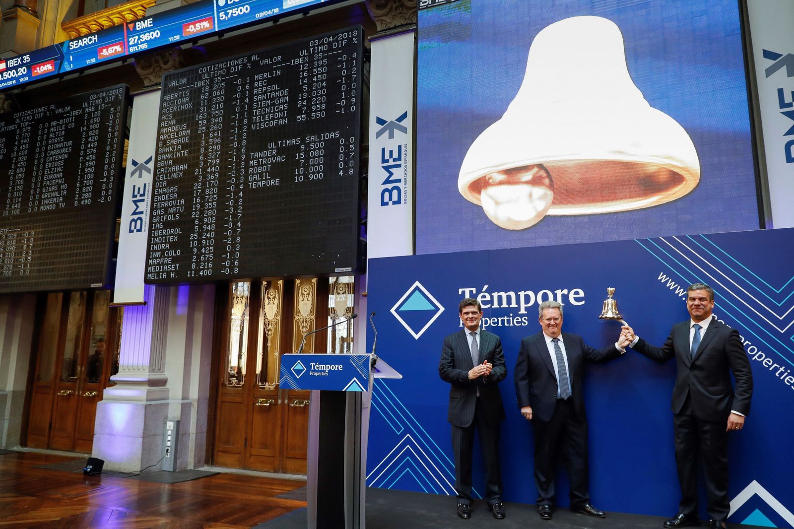 Estreno de Témpore, la socimi de la Sareb