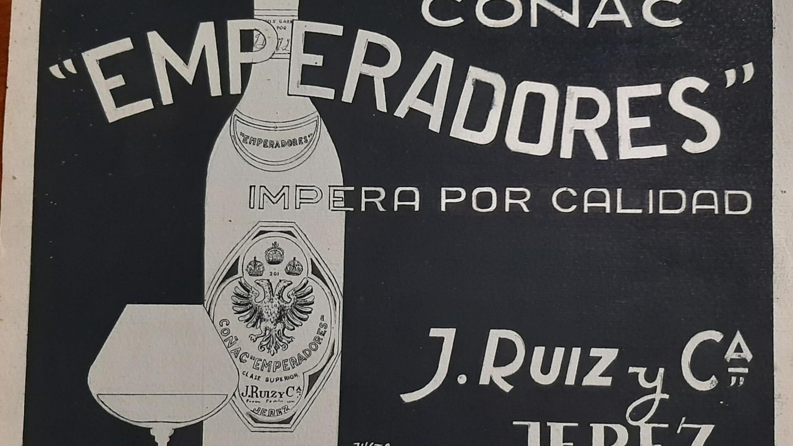 Creación publicitaria de Justo Lara 'Ponito' para J. Ruiz.