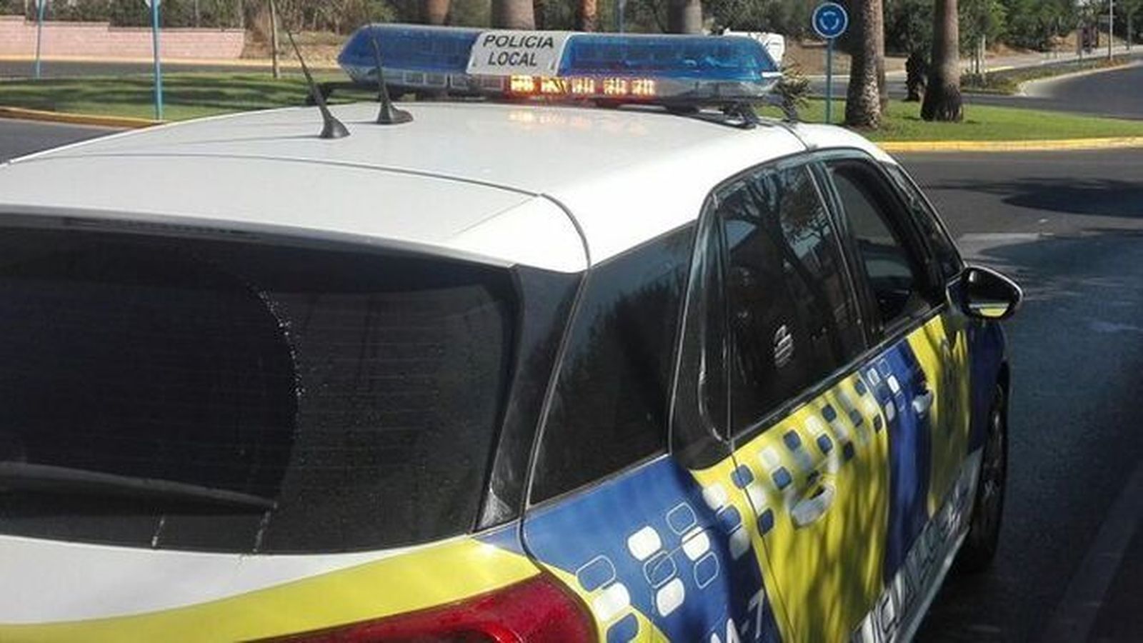 Un coche patrulla de la Policía Local.