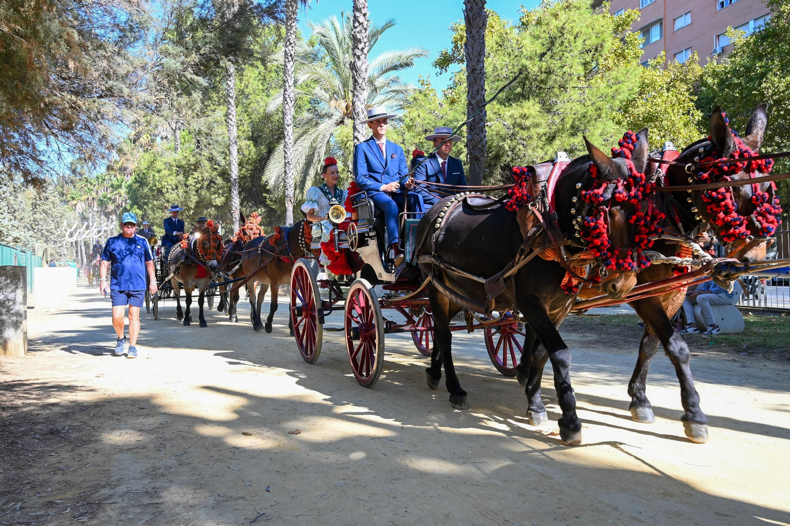 Imágenes del ambiente nocturno del 11 de octubre en la Feria del Caballo 2025
